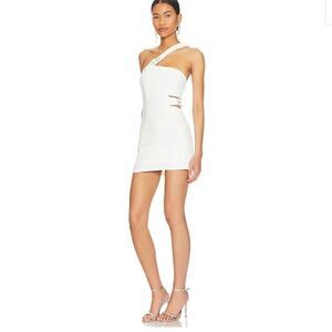 SUPERDOWN Cato White Cut out  Mini Dress